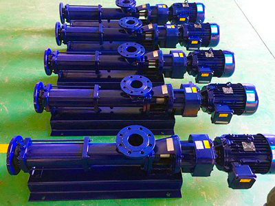 G型單螺桿泵的工作原理